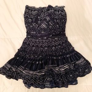 Misa LA Blue Mini Dress